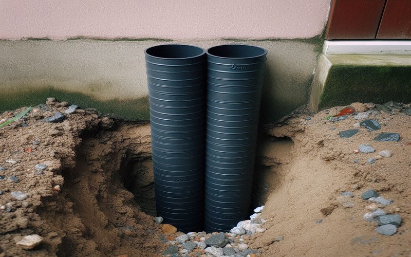 How To Make A Useful Geothermal Heating/Cooling System 3 pipes from ground 2 1