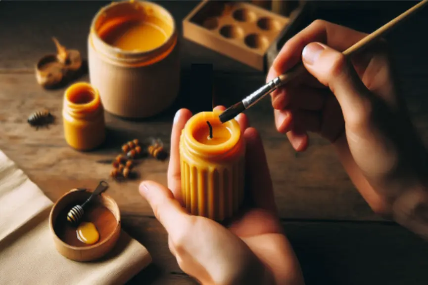 How to Make Natural Beeswax Candles 3 candoo 2 1
