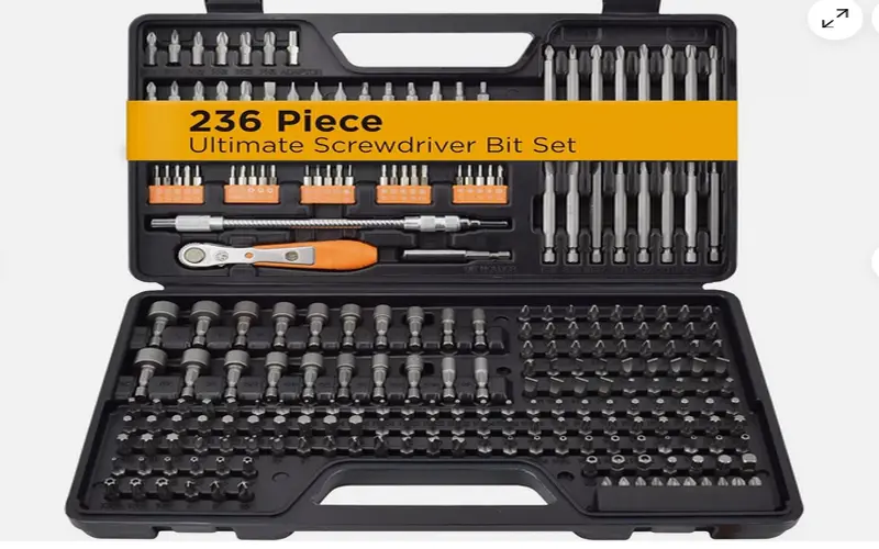 Battery Drills and Electric Screwdrivers. Kings of DIY 4 drill bit set