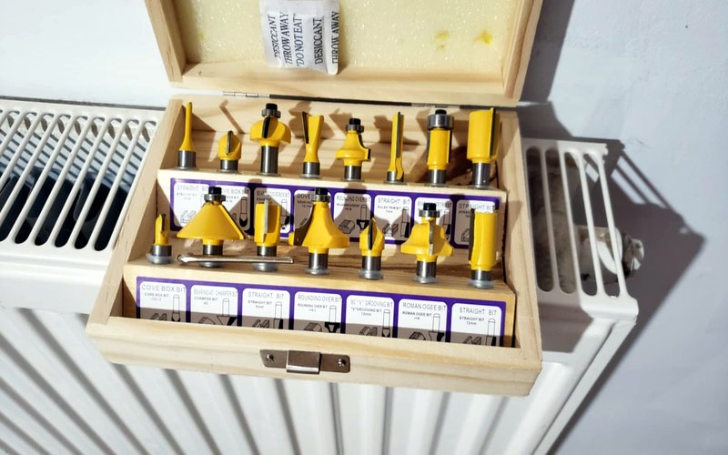 Power Tools 79 a box of router bits