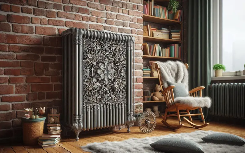 an ornate vintage radiator