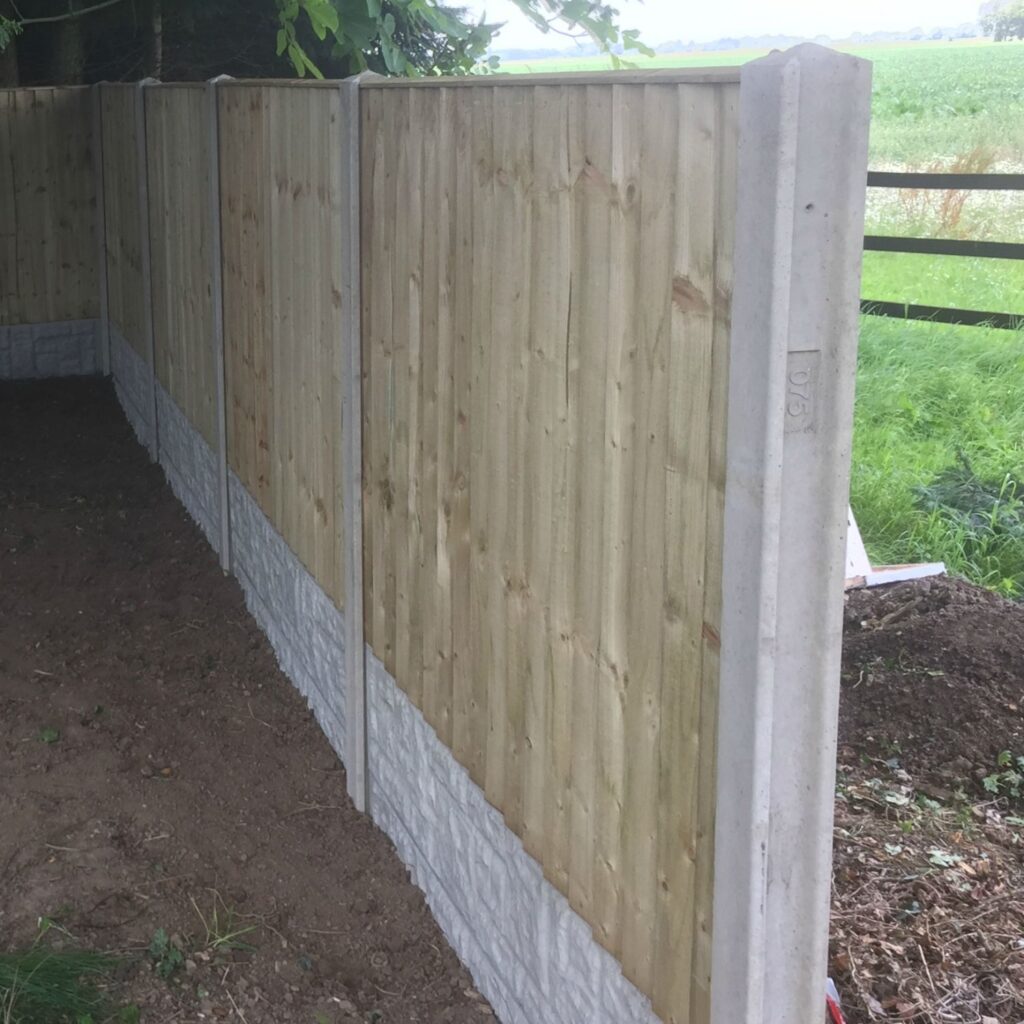 Master the Art of Building Your Own Garden Wall Panels 2 groove in post