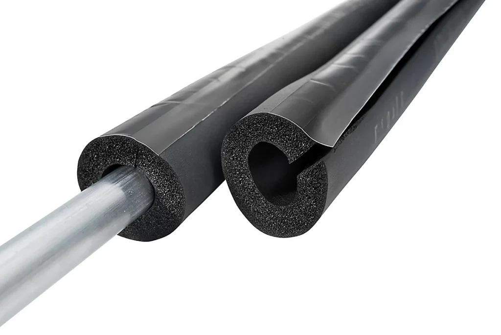 Comparison Table Of Common Pipe Insulation Materials To Win The Frost Battle 1 noma rubber foam pipe lagging l 1m dia 22mm5413257000634 02bq