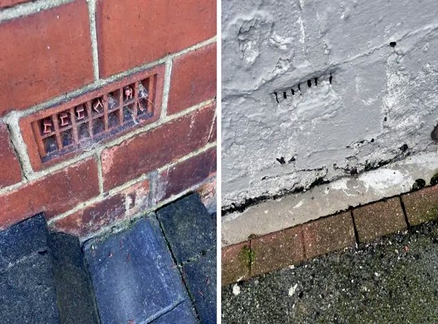 blocked air bricks cause significant damage