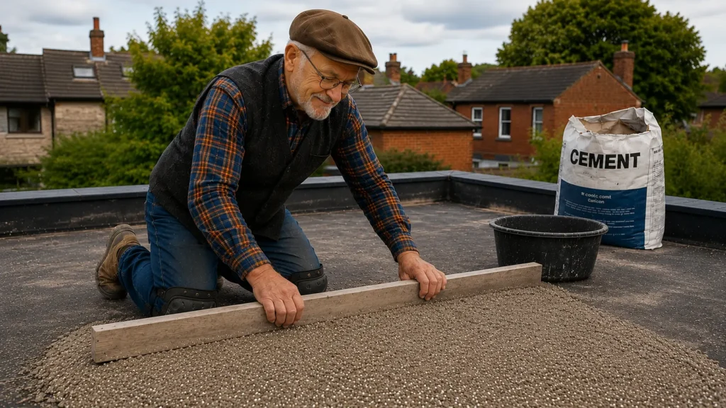 Real Styrocrete Projects You Can Build Yourself: Chapter 6 2 levelling a roof 1