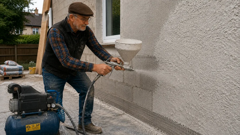 Real Styrocrete Projects You Can Build Yourself: Chapter 6 4 stucco 1